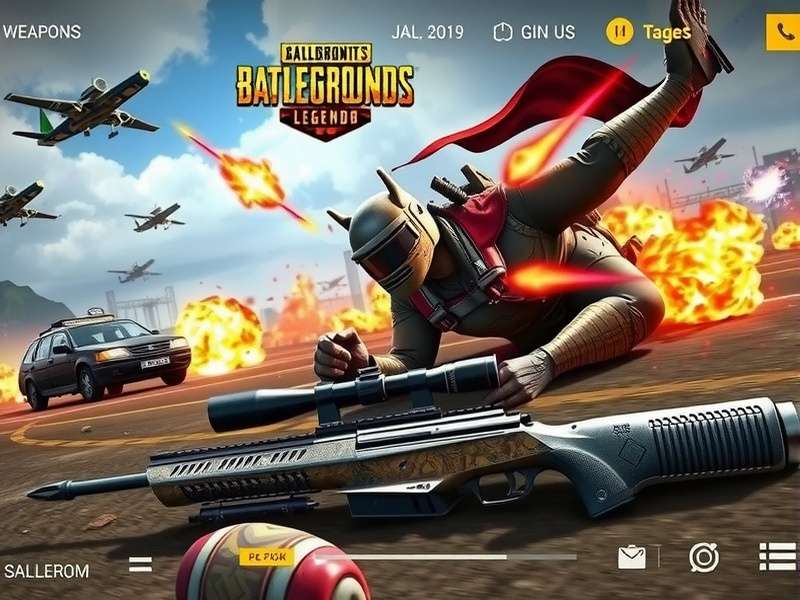 PUBG Legend Conqueror weapon customization interface